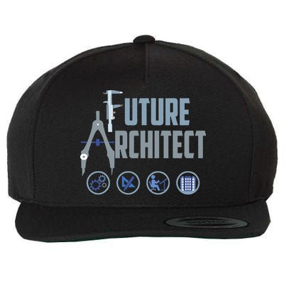 Future Architect Cute Landscape Artists Funny Wool Snapback Cap