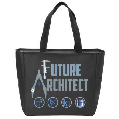 Future Architect Cute Landscape Artists Funny Zip Tote Bag