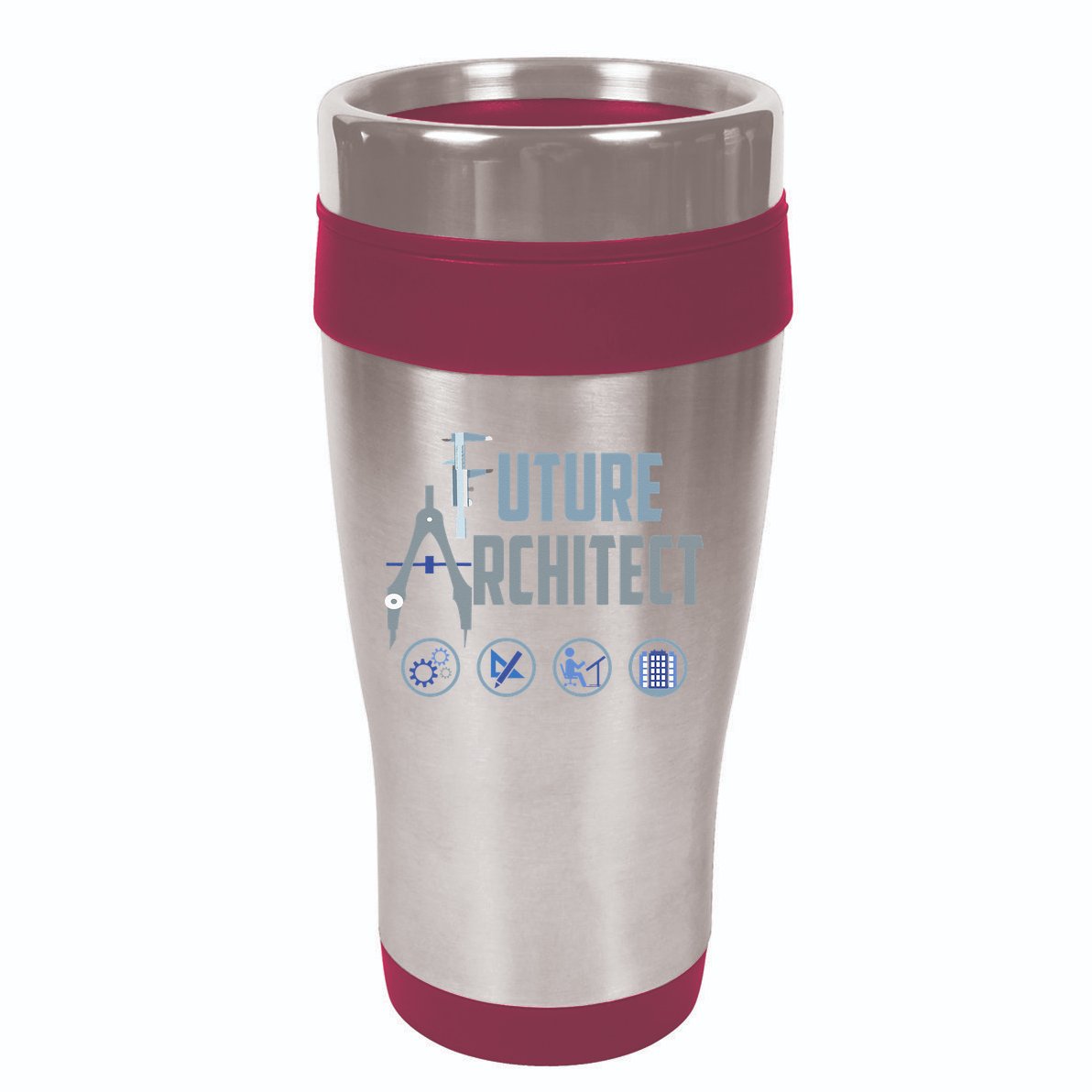 Future Architect Cute Landscape Artists Funny 16oz Travel Tumbler