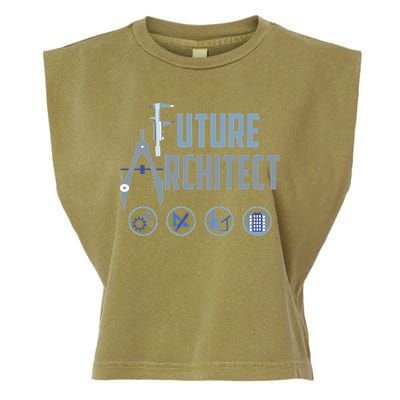 Future Architect Cute Landscape Artists Funny Garment-Dyed Women's Muscle Tee