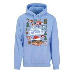 Fish Angler Christmas Merry Fishmas Carp Funny Meaningful Gift Unisex Surf Hoodie