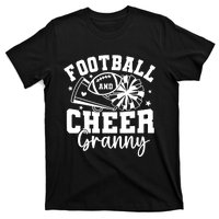 Football And Cheer Granny Football Mom Cheer Grandma Women T-Shirt