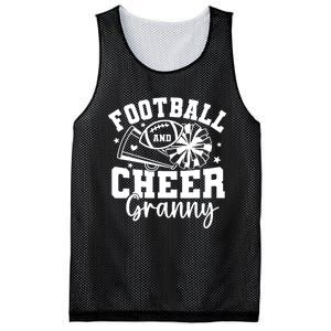 Football And Cheer Granny Football Mom Cheer Grandma Women Mesh Reversible Basketball Jersey Tank