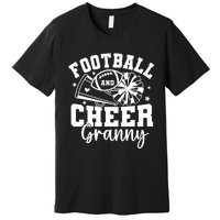 Football And Cheer Granny Football Mom Cheer Grandma Women Premium T-Shirt