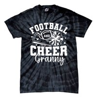 Football And Cheer Granny Football Mom Cheer Grandma Women Tie-Dye T-Shirt