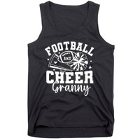 Football And Cheer Granny Football Mom Cheer Grandma Women Tank Top