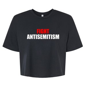 Fight Antisemitism Cool Gift Bella+Canvas Jersey Crop Tee