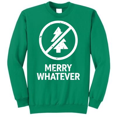 Funny Anti Christmas Grumpy Christmas Merry Whatever Sweatshirt