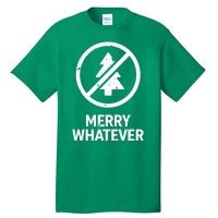 Funny Anti Christmas Grumpy Christmas Merry Whatever Tall T-Shirt