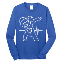 Funny And Cute Valentines Day Dabbing Puppy Heart Cool Gift Long Sleeve Shirt