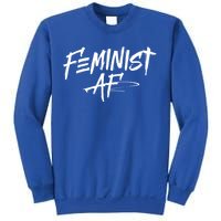 Feminist Af Cute Gift Great Gift Political Protest 'S Rights Gift Sweatshirt