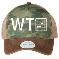 Fun And Cool Wtf With F Chord Gift Legacy Tie Dye Trucker Hat
