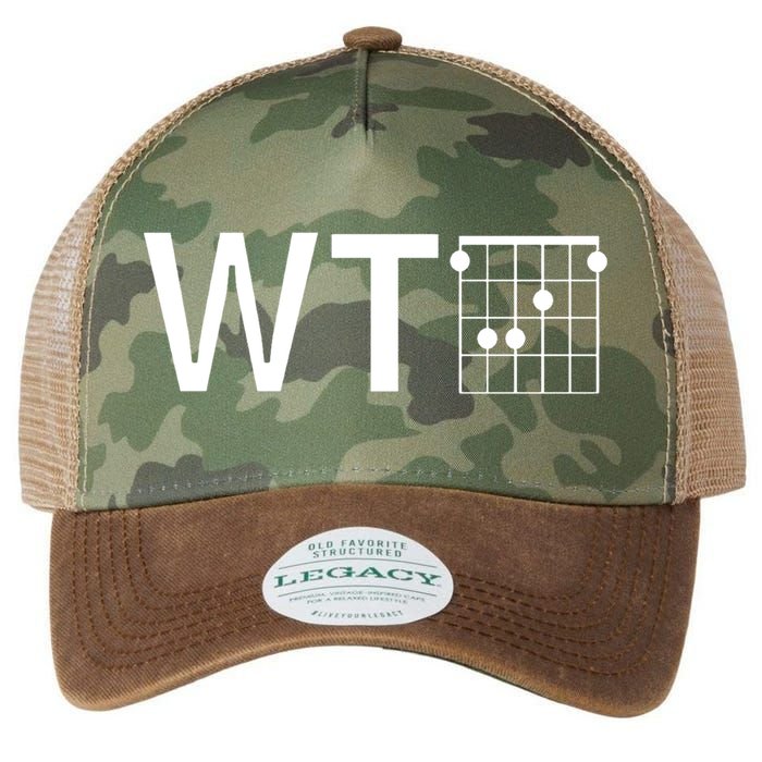 Fun And Cool Wtf With F Chord Gift Legacy Tie Dye Trucker Hat