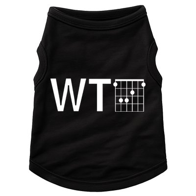 Fun And Cool Wtf With F Chord Gift Doggie Tank