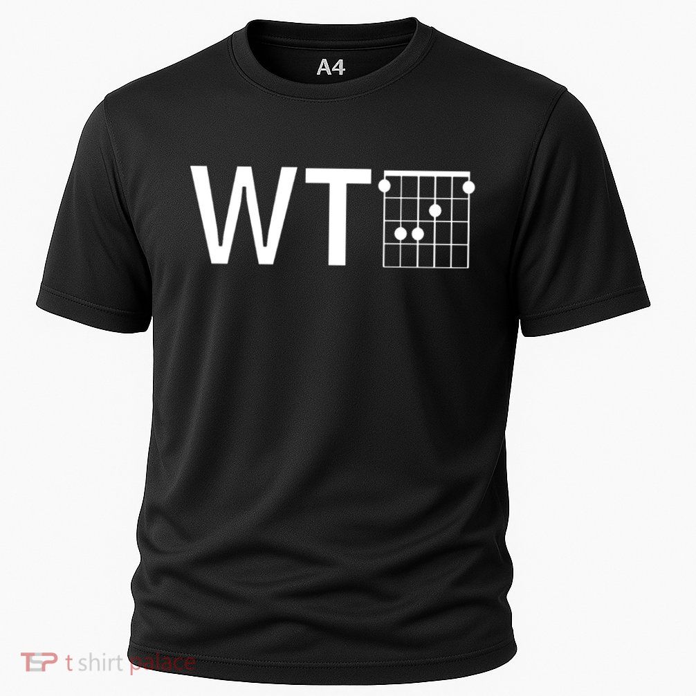 Fun And Cool Wtf With F Chord Gift Performance Shirt