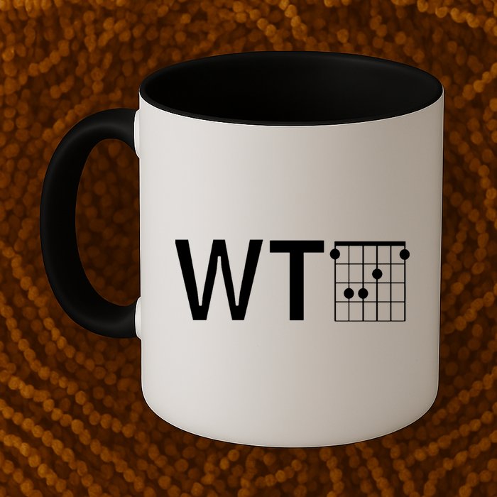 Fun And Cool Wtf With F Chord Gift Mug