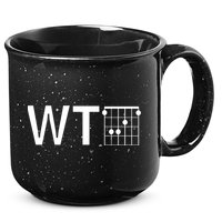 Fun And Cool Wtf With F Chord Gift 15oz Campfire Ceramic Mug
