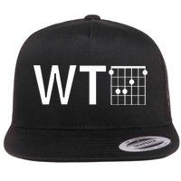 Fun And Cool Wtf With F Chord Gift Flatbill Hat