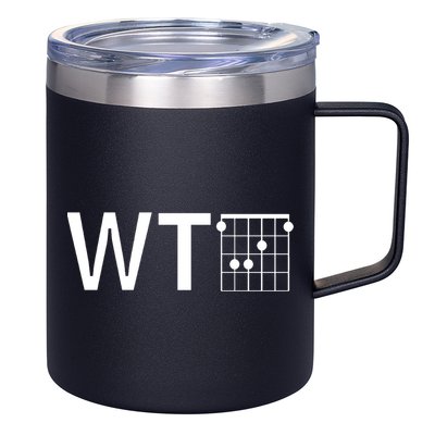 Fun And Cool Wtf With F Chord Gift 12oz Stainless Steel Coffee Mug