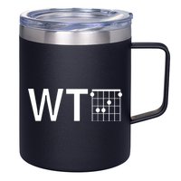 Fun And Cool Wtf With F Chord Gift 12oz Stainless Steel Coffee Mug