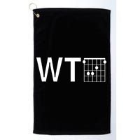 Fun And Cool Wtf With F Chord Gift Golf Towel