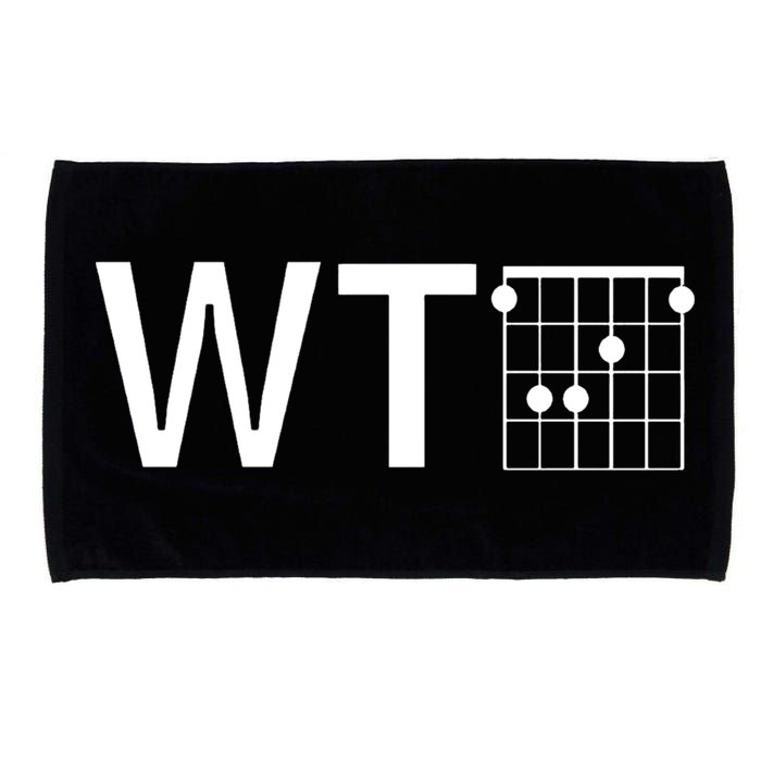 Fun And Cool Wtf With F Chord Gift Microfiber Hand Towel