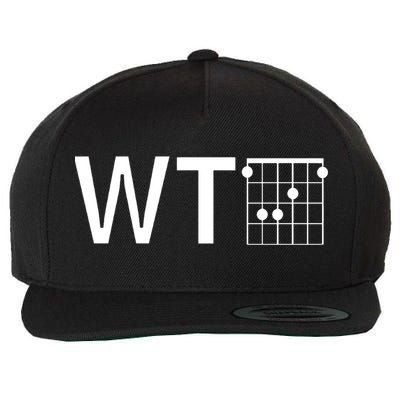 Fun And Cool Wtf With F Chord Gift Wool Snapback Cap