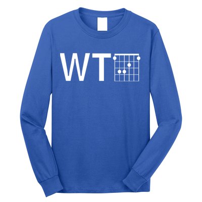 Fun And Cool Wtf With F Chord Gift Long Sleeve Shirt