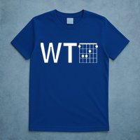 Fun And Cool Wtf With F Chord Gift T-Shirt