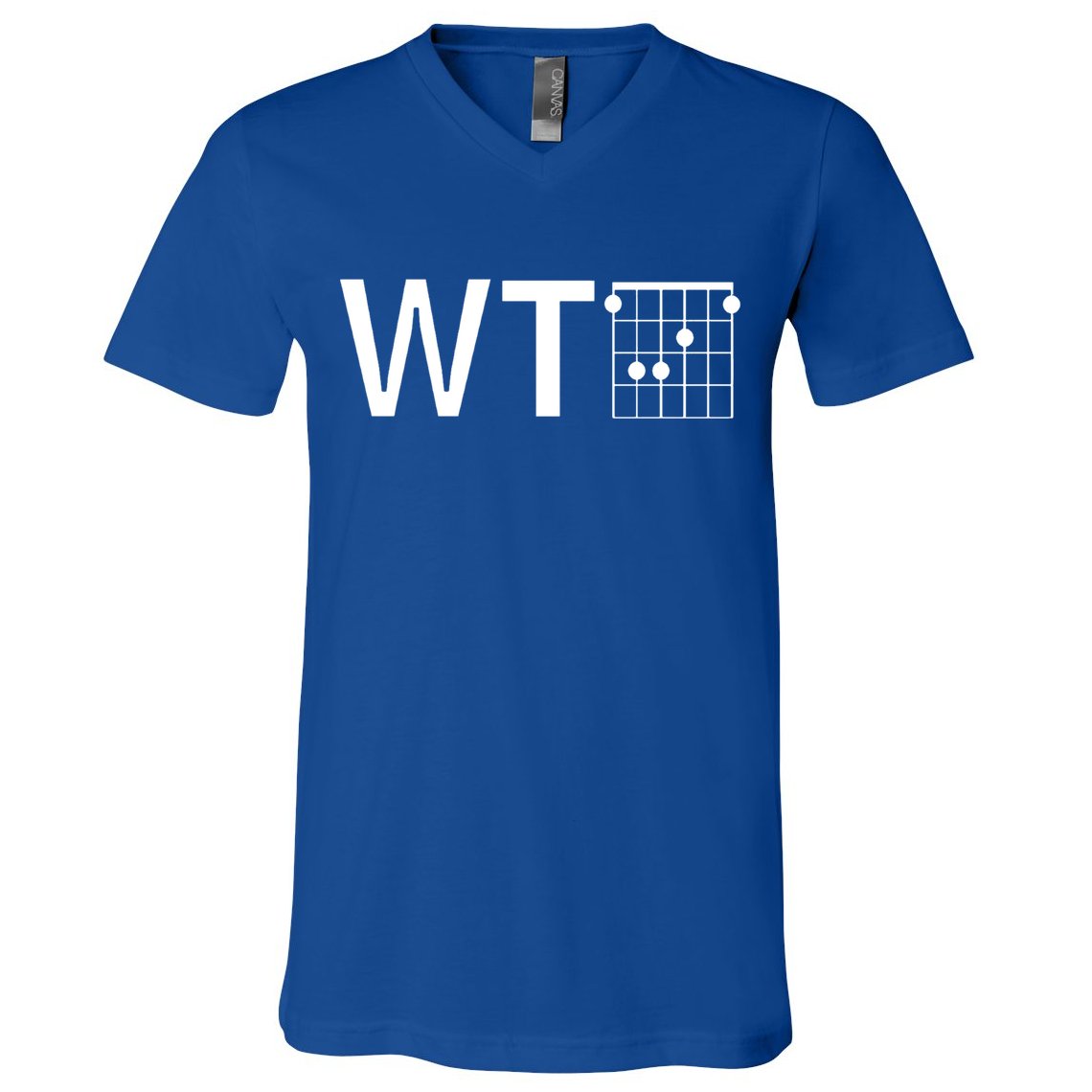 Fun And Cool Wtf With F Chord Gift V-Neck T-Shirt