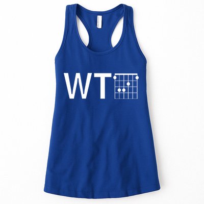 Fun And Cool Wtf With F Chord Gift Womens Tank Top