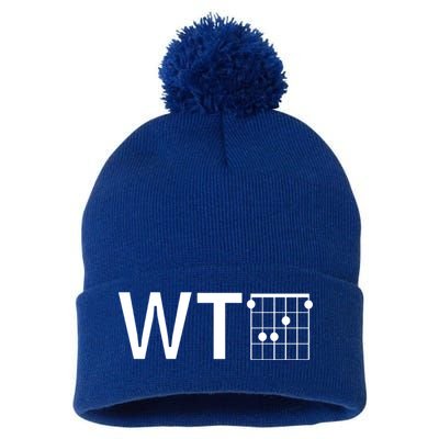 Fun And Cool Wtf With F Chord Gift Pom Pom 12in Knit Beanie