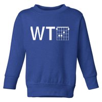 Fun And Cool Wtf With F Chord Gift Toddler Sweatshirt