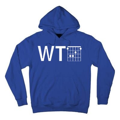 Fun And Cool Wtf With F Chord Gift Tall Hoodie