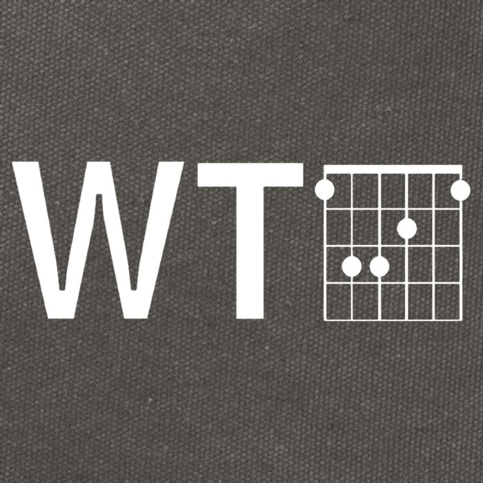 Fun And Cool Wtf With F Chord Gift Cotton Canvas Backpack