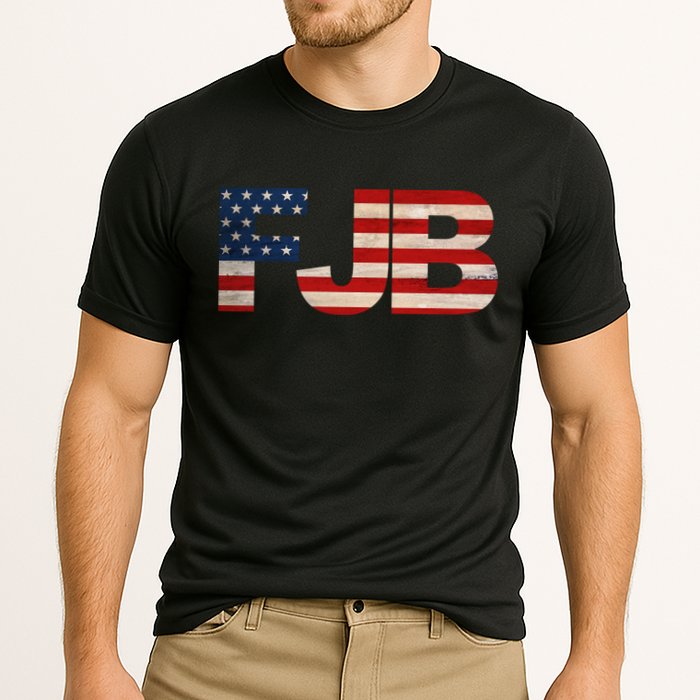 FJB American Camo Logo F*ck Joe Biden Cooling Performance Crew T-Shirt