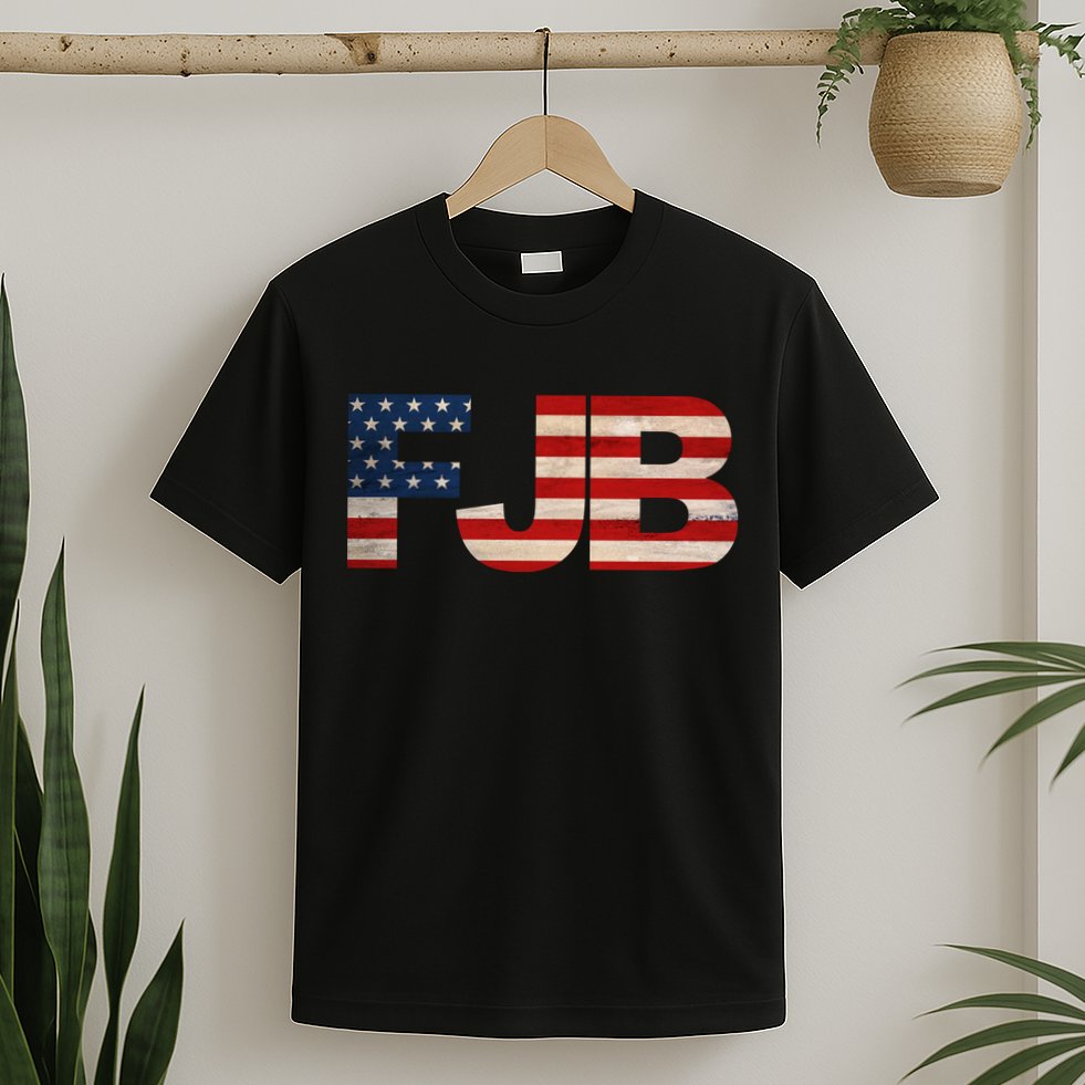 FJB American Camo Logo F*ck Joe Biden T-Shirt