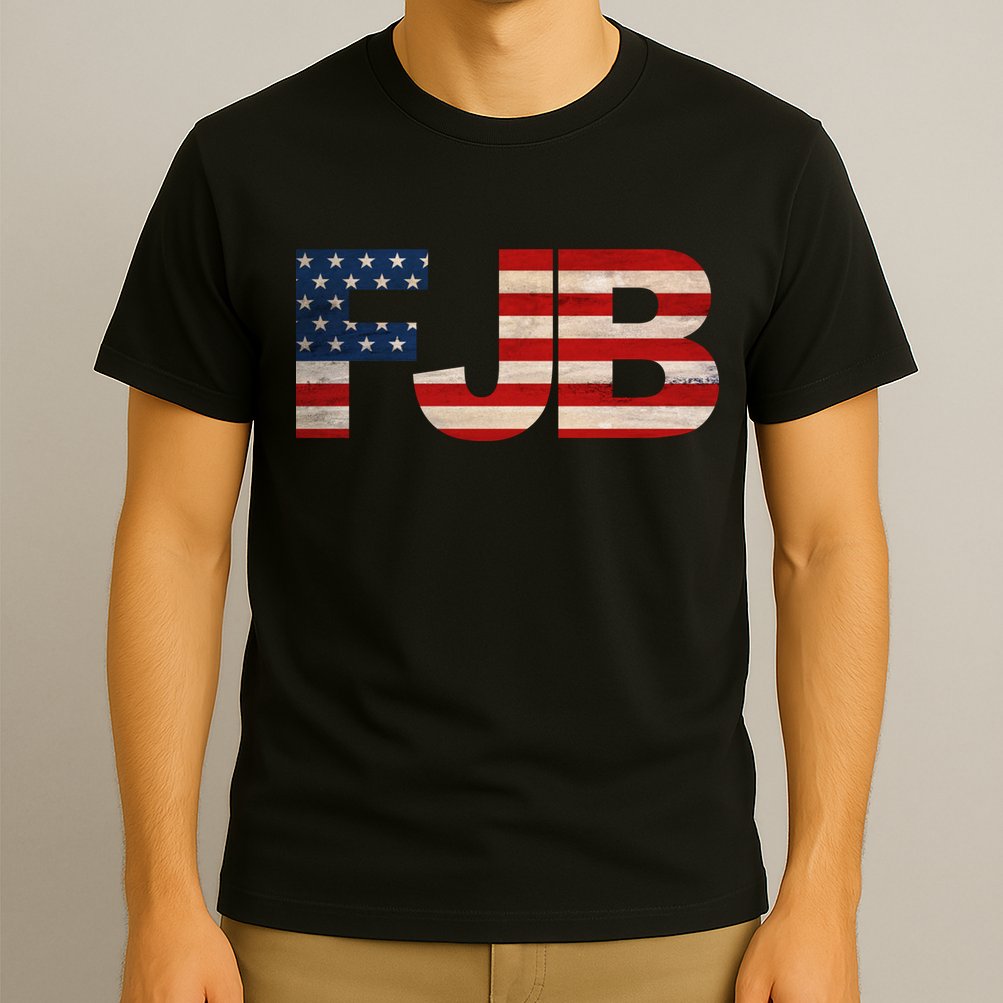 FJB American Camo Logo F*ck Joe Biden T-Shirt