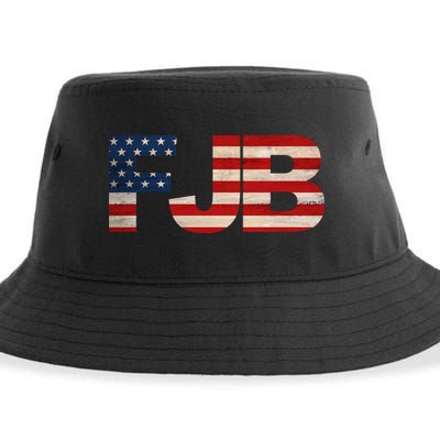 FJB American Camo Logo F*ck Joe Biden Sustainable Bucket Hat