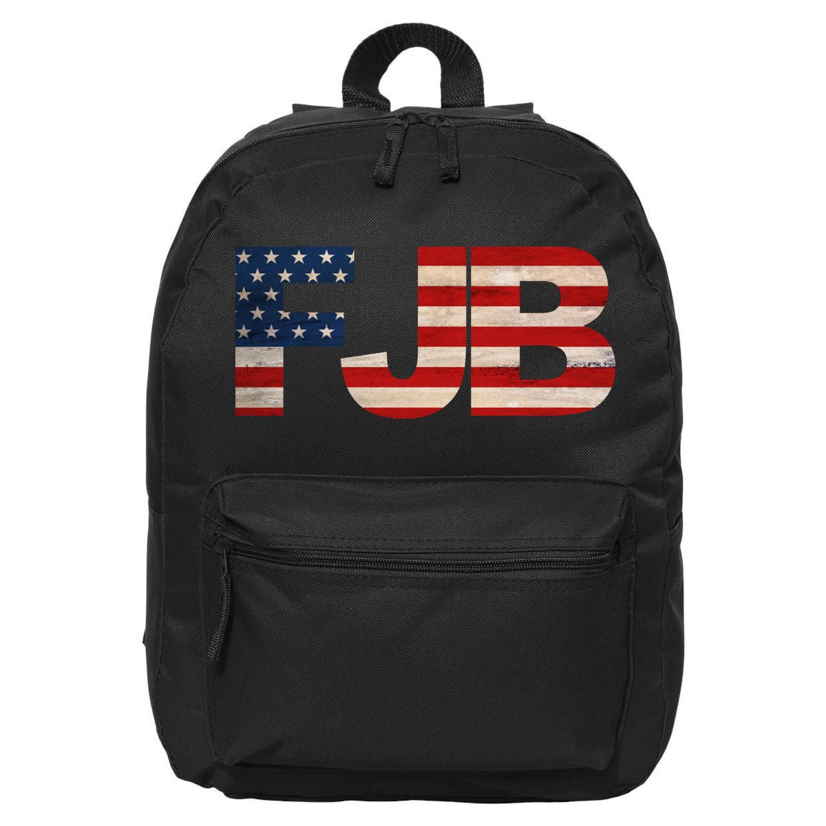 FJB American Camo Logo F*ck Joe Biden 16 in Basic Backpack