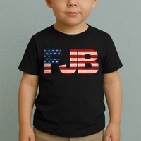 FJB American Camo Logo F*ck Joe Biden Toddler T-Shirt