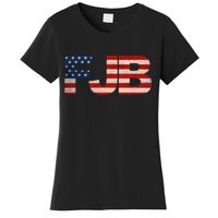 FJB American Camo Logo F*ck Joe Biden Women's T-Shirt