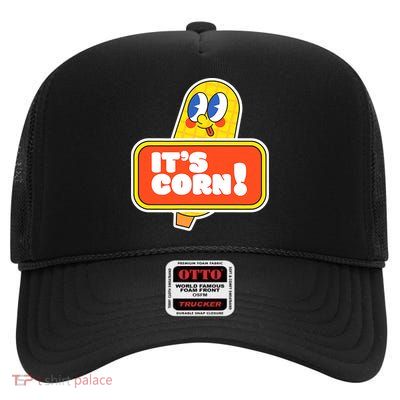 Funny And Cute It’s Corn On The Cob Corn Lover High Crown Mesh Back Trucker Hat