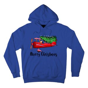 Funny Airplane Christmas Light Tree Airplane Pajama Xmas Great Gift Hoodie