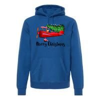 Funny Airplane Christmas Light Tree Airplane Pajama Xmas Great Gift Premium Hoodie