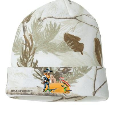 Fun American Cowboy In A Snakebite Showdown Kati Licensed 12" Camo Beanie