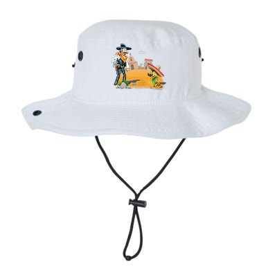 Fun American Cowboy In A Snakebite Showdown Legacy Cool Fit Booney Bucket Hat