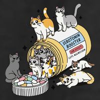 Funny Antidepressant Cat Cat Mom Funny Cats Cat Lover Therapist Cat Owner Me 7 Panel Mesh Trucker Snapback Hat