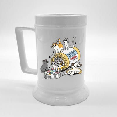 Funny Antidepressant Cat Cat Mom Funny Cats Cat Lover Therapist Cat Owner Me Beer Stein