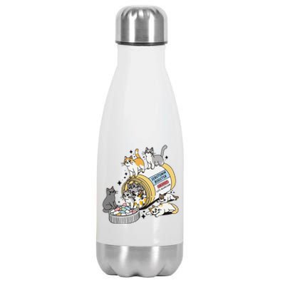 Funny Antidepressant Cat Cat Mom Funny Cats Cat Lover Therapist Cat Owner Me Stainless Steel Insulated Water Bottle